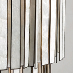 Потолочный светильник с подвесами из перламутра Unique Shine Effect варинант исполнения - 3 | Loft Concept в Костроме