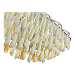 Люстра с подвесками в форме капель на серебристом каркасе Raindrop варинант исполнения - 4 | Loft Concept в Костроме