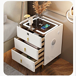 Умная прикроватная тумбочка c зарядкой для телефона Smart Furniture варинант исполнения - 5 | Loft Concept в Костроме