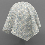 Мебельная ткань Шенилл голубой цвет 142 см T4-45 варинант исполнения - 9 | Loft Concept в Костроме