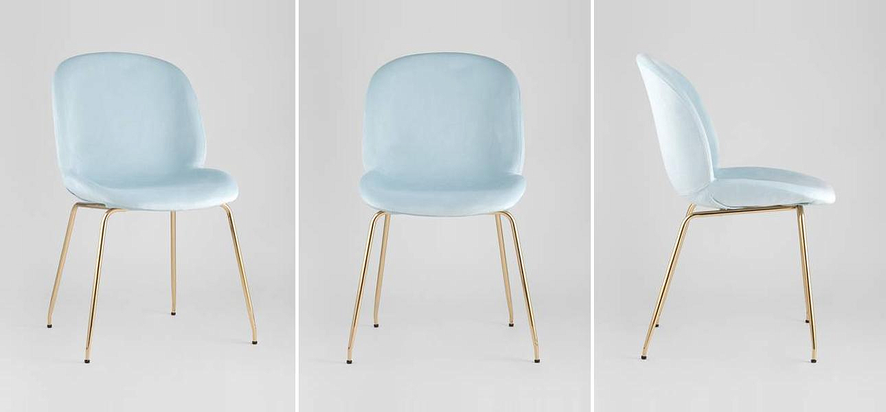 Стул Светло-Голубой Vendramin Chair Стул Светло-Голубой Vendramin Chair - Loft-Concept в Костроме