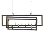 Люстра из пересекающихся прямоугольных элементов Intersecting Rectangles варинант исполнения - 2 | Loft Concept в Костроме