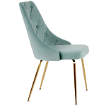 Стул в мятной велюровой обивке Ward Mint Velour Chair варинант исполнения - 3 | Loft Concept в Костроме