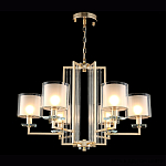 Люстра с 6-ю цилиндрическими плафонами из стекла Laurent варинант исполнения - 2 | Loft Concept в Костроме