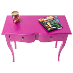 Консоль с выдвижными ящиками Colorfy Pink варинант исполнения - 3 | Loft Concept в Костроме