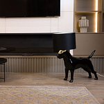 Лампа COLLECTION OF DOGS с абажуром Бультерьер варинант исполнения - 8 | Loft Concept в Костроме