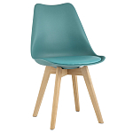 Стул с основой из пластика и мягким сиденьем Arvika Azure варинант исполнения - 1 | Loft Concept в Костроме