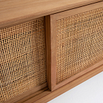 ТВ-тумба из массива тика Busto TV Stand варинант исполнения - 4 | Loft Concept в Костроме