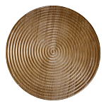 Журнальный столик с круглой фактурной столешницей из натурального дерева Vortex варинант исполнения - 2 | Loft Concept в Костроме