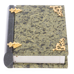 Шкатулка в виде книги из натурального камня змеевик Stone Casket варинант исполнения - 1 | Loft Concept в Костроме