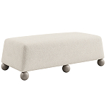 Дизайнерская Банкетка Wakonda с деревянными шариками  варинант исполнения - 1 | Loft Concept в Костроме