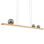 Светодиодная линейная люстра IONA Сhandelier gold 103 варинант исполнения - 1 | Loft Concept в Костроме