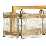 Люстра прямоугольная из толстого литого стекла Cast Glass варинант исполнения - 3 | Loft Concept в Костроме