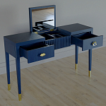 Туалетный стол - Трельяж Elsa Dreams Blue 120 см варинант исполнения - 2 | Loft Concept в Костроме