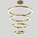 Люстра Light Ring Vertical Латунь варинант исполнения - 1 | Loft Concept в Костроме