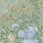 Обои ручная роспись Temple Newsam Mercury Grey варинант исполнения - 3 | Loft Concept в Костроме