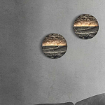 Бра в форме диска из керамогранита Eclipse of Celestial Bodies варинант исполнения - 5 | Loft Concept в Костроме