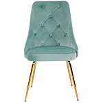 Стул в мятной велюровой обивке Ward Mint Velour Chair варинант исполнения - 2 | Loft Concept в Костроме
