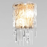 Бра с эффектом стекающего стекла и прозрачными трубками Textured Glass варинант исполнения - 4 | Loft Concept в Костроме