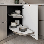 Кухонный гарнитур с фасадом в полоску Rainier Kitchen Set варинант исполнения - 2 | Loft Concept в Костроме