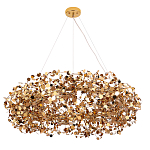 Люстра подвесная круглая с многочисленными металлическими круглыми элементами Terzani Argent варинант исполнения - 4 | Loft Concept в Костроме