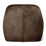 Барный стул со спинкой и подлокотниками на 4-х черных ножках Douglas Rhombus Коричневый Велюр варинант исполнения - 4 | Loft Concept в Костроме