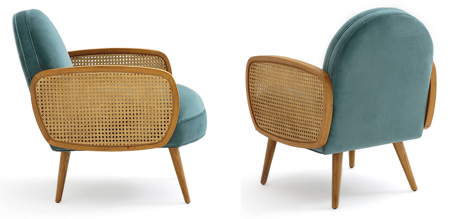 Кресло Morten Wicker Turquoise Armchair Кресло Morten Wicker Turquoise Armchair - Loft-Concept в Костроме