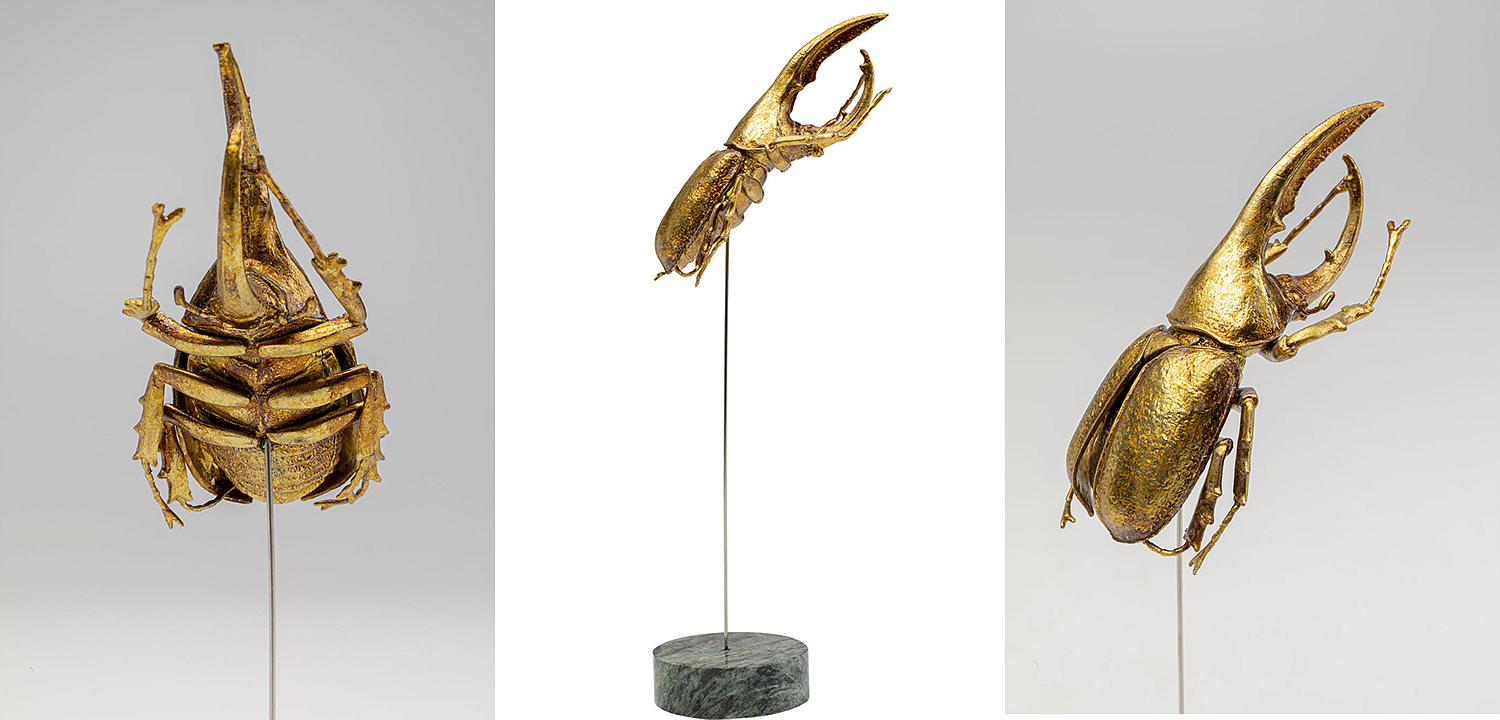 Статуэтка Golden Beetle on standing II - Loft-Concept в Костроме