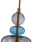 Подвесной светильник со стеклянным плафоном дымчатого цвета Prestige варинант исполнения - 4 | Loft Concept в Костроме