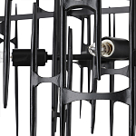 Люстра черная остроконечной формы Black Satin варинант исполнения - 2 | Loft Concept в Костроме