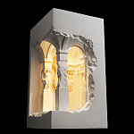 Встраиваемый в стену гипсовый светильник под покраску с колоннами и арками в античном стиле Antiquity Athena варинант исполнения - 7 | Loft Concept в Костроме