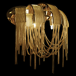 Бра с металиическими цепочками и дугообразными элементами Atlantis Chain варинант исполнения - 12 | Loft Concept в Костроме