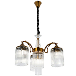 Подвесная люстра с плафонами с виде трубчатых хрустальных подвесок Cadice Chandelier варинант исполнения - 2 | Loft Concept в Костроме