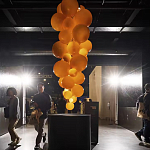 Люстра виноградная гроздь Grape Balls Янтарный цвет варинант исполнения - 3 | Loft Concept в Костроме