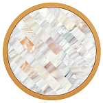 Бра в форме диска с перламутровыми прямоугольниками из морской ракушки Touch of Marine Charm варинант исполнения - 2 | Loft Concept в Костроме