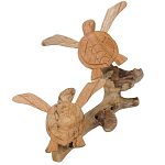 Статуэтка из дерева черепахи Animals of the World 25 варинант исполнения - 1 | Loft Concept в Костроме