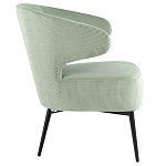 Современное мягкое кресло на металлических ножках Rakush Pistachio варинант исполнения - 5 | Loft Concept в Костроме