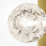 Бра с плафоном из прозрачного стекла с пузырьками воздуха Effervia варинант исполнения - 3 | Loft Concept в Костроме