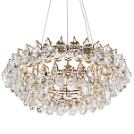 Люстра с хрустальными подвесками в форме капель Sidney Crystal Chandelier 80 варинант исполнения - 1 | Loft Concept в Костроме