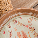 Стул из массива бука светло-зеленый с растительным орнаментом Raffael Angel Green Chair варинант исполнения - 3 | Loft Concept в Костроме