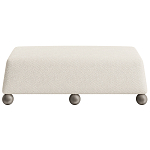 Дизайнерская Банкетка Wakonda с деревянными шариками  варинант исполнения - 2 | Loft Concept в Костроме