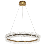 Кольцевая люстра с хрустальным декором Rowan Crystal Ring Horizontal Chandelier варинант исполнения - 2 | Loft Concept в Костроме