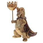 Подсвечник в виде дракона Dragon candlestick Green Gold Brown L or R варинант исполнения - 5 | Loft Concept в Костроме