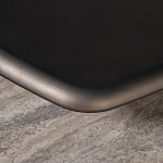 Столик журнальный квадратный  с полкой Sculptural Marble Accent с мрамором  варинант исполнения - 6 | Loft Concept в Костроме