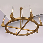 Люстра CANELLE Round Chandelier 8 Modern Brass варинант исполнения - 2 | Loft Concept в Костроме