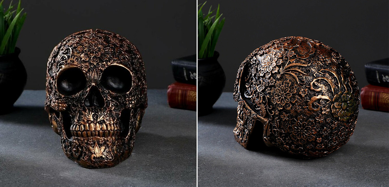Статуэтка Patterned Skull Статуэтка Patterned Skull - Loft-Concept в Костроме