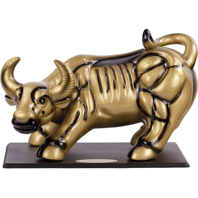 Фигурка Beige bull Коричневый Бежевый Фигурка Beige bull Коричневый Бежевый в Костроме | Loft Concept