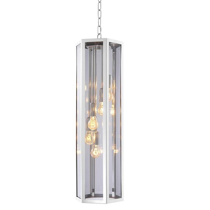 Люстра Chandelier Rondoni Nickel Никель Дымчатый (Smoke) Люстра Chandelier Rondoni Nickel Никель Дымчатый (Smoke) в Костроме | Loft Concept