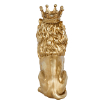 Статуэтка лев с детализированной гривой и изящной короной Lion Crown  варинант исполнения - 3 | Loft Concept в Костроме