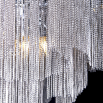 Люстра потолочная с металлическими цепочками Диаметр 99 см Atlantis Chain варинант исполнения - 5 | Loft Concept в Костроме